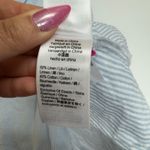 J.Crew  Dress Womens X Small Blue White Striped Linen Cotton Smocked Beach Midi Photo 6