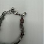 VTG Silver Tone Decorative Charm Bracelet Women Boho Floral Medallion Antique Photo 3