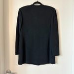 St. John Black Button Down Fine Santana Knit Cardigan Jacket Size S Photo 4