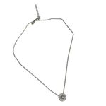 stainless steel Milor Evil eye rhinestone pendant necklace Blue Photo 3