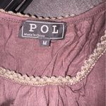 POL Brown Camisole with Green Trim Photo 2