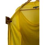 Ny Collection  Sunshine Yellow Lightweight Long Sleeve Cardigan w/ Attached Top M Photo 7