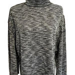 Free People NEW Size Small Oversized Night Star Combo Tunic Sweater Black Gray Photo 0