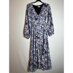 Fate Bohemian Purple Floral Maxi Dress Size XS Photo 5