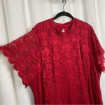 Torrid Red Lace High Neck Skater Mini Dress Sz.4 Photo 9