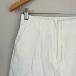 Commence Commense White Linen Blend High Rise Shorts Size XS Photo 1