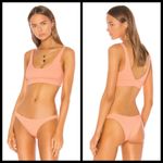 Vitamin A 💕💕 Bikini Sienna Top + Luciana Bottom 12 D XL Nectar Refresh Rib NWT Photo 2
