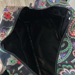 Vera Bradley  Black Travel Bag with Paisley Design Photo 3