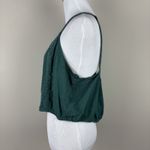 American Eagle  Crop Top XL Green‎ Embroidered Crochet Eyelet Boho Sleeveless Photo 6