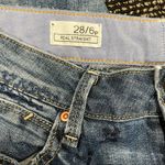 Gap Real Straight Leg Jeans Floral Embroidered Sz 6 Petite Boho Photo 10