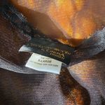 Vintage Seductivewear by Cinema Etoile Black Ruffle Sheer Robe, XL Pink Photo 5