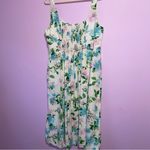 Old Navy Linen-Blend Fit & Flare Midi Sundress Women 2X Cottagecore Coquette Photo 8