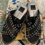 Dolce Vita 8 Iva Slides Black Studded Women's Shoes Photo 7