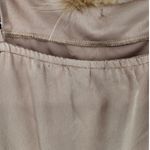 Charmed Hearts Tan Feather Trim Slip Dress Beige Women’s Size: M Photo 7