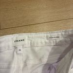frame denim Frame Women’s Le Crop Mini Boot Raw Stagger Jean White Size 28 Photo 2