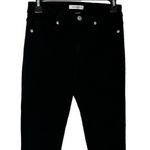 Good American Good Waist Split Hem Jeans Black Women’s Size 26 Grommet Detail Photo 1