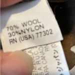 ZARA  Basics Women's Brown Wool Blend Puff Sleeve Baby Doll Dress.Size Small. Photo 5