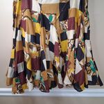 NWT Chelsea & Theodore Blue Red Midi A Photo 6