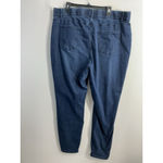 Fashion to figure Womans Blue Jeans 24 Dark Wash Elastic Waist Photo 1