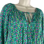 Matilda Jane Turquoise Geometric Age of Aquarius Peasant Dress Size L Photo 6