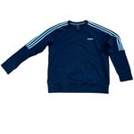 Adidas  original cotton blend Crewneck sweatshirt black white women Sz XL Photo 1