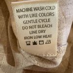 Max Studio plaid Beige linen mix A-Line Semi Wrapped Skirt NWT Photo 6