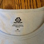 PacSun  White‎ Sleeveless babydoll crop tank top Photo 1