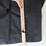 Vintage JG Hook Pea Coat Womens 22W Gray Wool Blend Double Breasted Quiet Luxury Photo 9