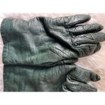 Nordstrom Elegant Green Leather Gloves size 7.5 Photo 1