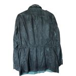 Free People  Double Cloth Jacket Military Drawstring distressed tie dyed Size S Photo 2