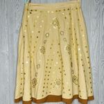 carole little Vintage  beaded and sequin flare skirt boho moroccan style size 14 Photo 4