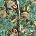 Liz Claiborne VTG Green/Brown Floral Printed Elbow Patch Corduroy Jacket Small Photo 10