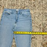 Good American  high rise skinny jeans size 12/31 light wash Photo 8