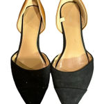 Merona Two Toned Black and Tan D'orsay Flats Size 9.5 Photo 0