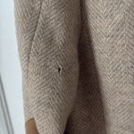 Classic Tan Blazer Carlo ferrini Italian wool with elbow patches Size XL Photo 7