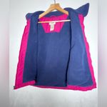 LL Bean Cranberry Fleece Lined Zip Up Active Outdoor Vest Women's Size Large Pink Photo 1