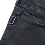 Zadig & Voltaire Eva Gris Destroy Deluxe Jeans Size 27 W30"L33" Distressed Black Denim Pants Photo 7