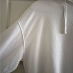 ZARA Women’s White Hoodie Size Large Photo 1