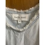 Bella Dahl Denim Chambray Frayed Hem Slip Dress Light Wash Size M Photo 1