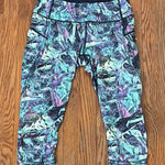 Lululemon  Run: Top Speed Crop Iridescent Multi size 6‎ preppy activewear Photo 0