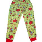 Dr. Seuss The Grinch Holiday Pajama Set Green Red Womens Large Photo 2