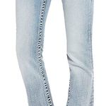 Vigoss  LOW-RISE LIGHT WASH WHITE STITCHING BOOTCUT JEANS Photo 0