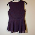 Apt. 9 ✨  Women’s Purple Peplum Blouse Small Photo 3