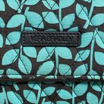 Vera Bradley Shower Vines Euro Wallet Teal Leaf Design Photo 3