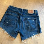 Levi's 511 slim fit denim cut off jean shorts Photo 4