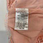 Main Strip Women’s Sleeveless Open Back Lace Mini Dress Pink NWOT Photo 5