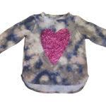 Acting Pro Acting‎ Pro Tie-Dye Heart Long Sleeve Top Size L Photo 0