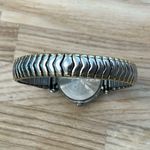 Timex Ladies Watch Vintage Two Tone Stretch Bracelet Stainless Dial Photo 3