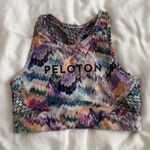 Peloton River Rock High Neck Bra Multicolor Size M Activewear Photo 0