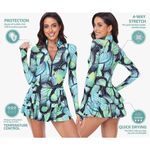 UNIQUEBELLA Rash Guard for Women,
1 Piece Modest Swimsuits for Women size M Size M Photo 6